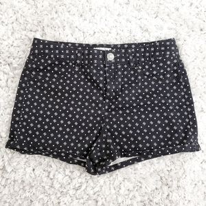 NWOT SO Diamond Pattern Black Shorts Size 11